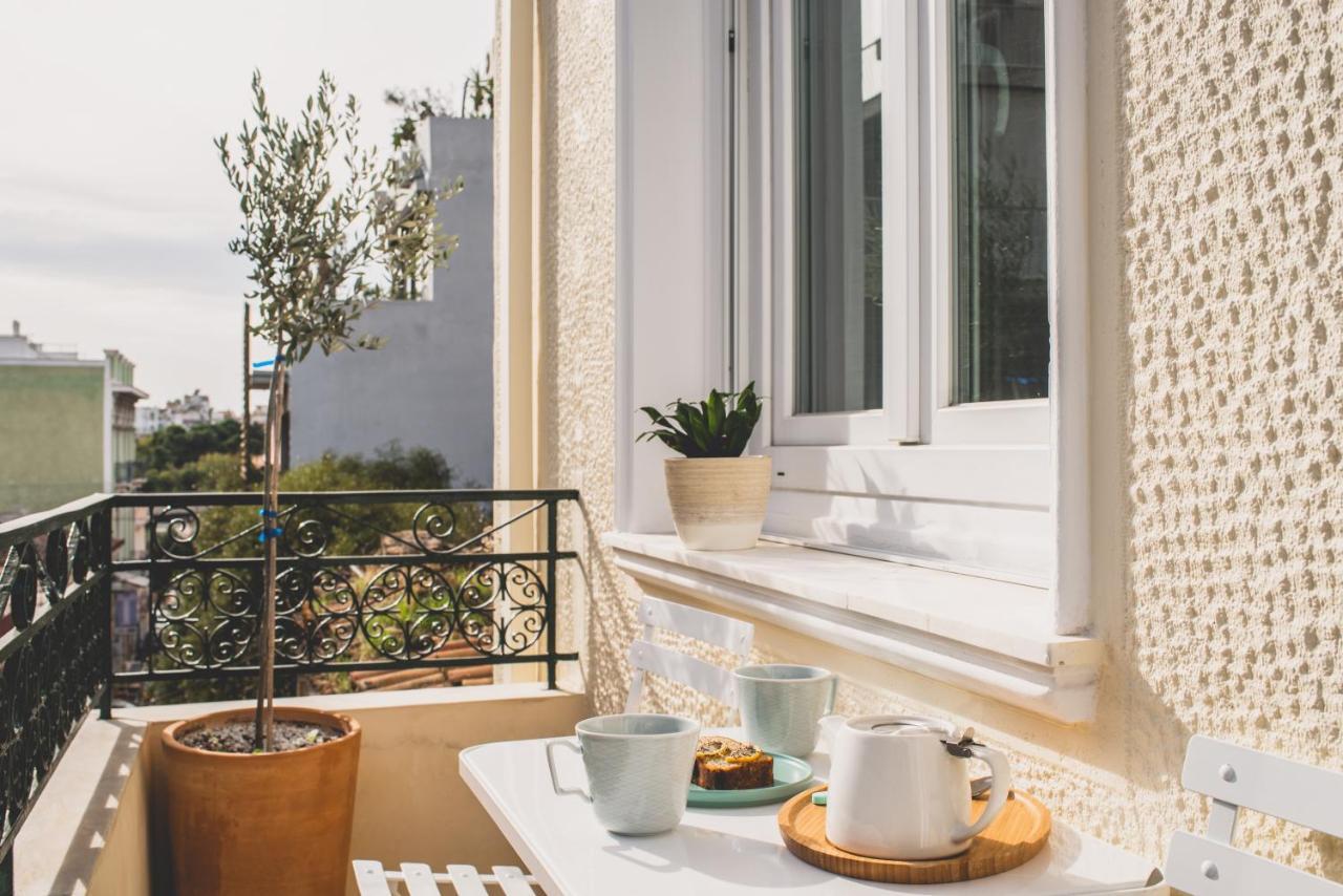 Luxury Apartment With Acropolis View Terrace And Jacuzzi - Living Stone Moonstone Aten Exteriör bild